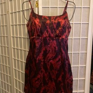Wild Fable Red and Black Dress